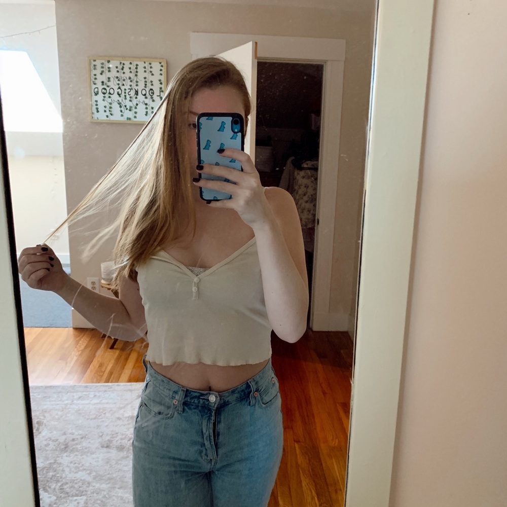 John Galt Pastel Yellow Tank